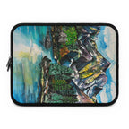 Watercolor Canyon Laptop Sleeve, Mountain Landscape Neoprene Case, Nature MacBook Sleeve, Outdoor Lover Gift