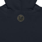Norse Dragon Zip-Up Hoodie, Stained Glass Twin Serpents, Viking Fleece Jacket