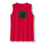 Three Ravens Norse Knotwork Tank Top, Moisture Wicking Gym Tee (Viking Design)