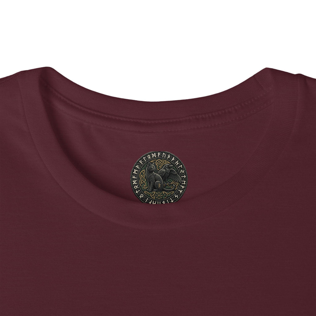 Celtic Knotwork Raven Moon T-Shirt, Norse Pagan Apparel, Witchy Corvid Gift