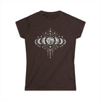 Women's Moon Phases T-Shirt, Celestial Astrology Tee, Boho Witchy Gift
