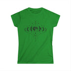 Women's Moon Phases T-Shirt, Celestial Astrology Tee, Boho Witchy Gift