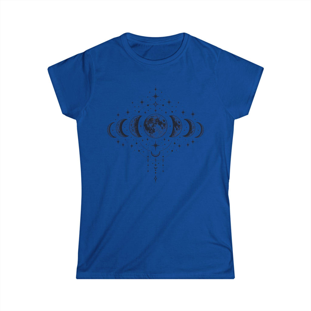 Women's Moon Phases T-Shirt, Celestial Astrology Tee, Boho Witchy Gift