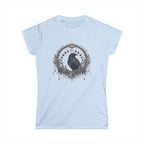 Raven Moon Goddess Tee, Ornate Celestial Crow Shirt, Gothic Witchy Gift