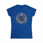 Raven Moon Goddess Tee, Ornate Celestial Crow Shirt, Gothic Witchy Gift