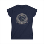 Raven Moon Goddess Tee, Ornate Celestial Crow Shirt, Gothic Witchy Gift