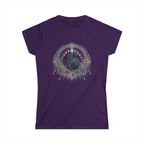 Raven Moon Goddess Tee, Ornate Celestial Crow Shirt, Gothic Witchy Gift