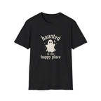 Haunted Ghost T-Shirt, Spooky Season Tee, Paranormal Gift for Her