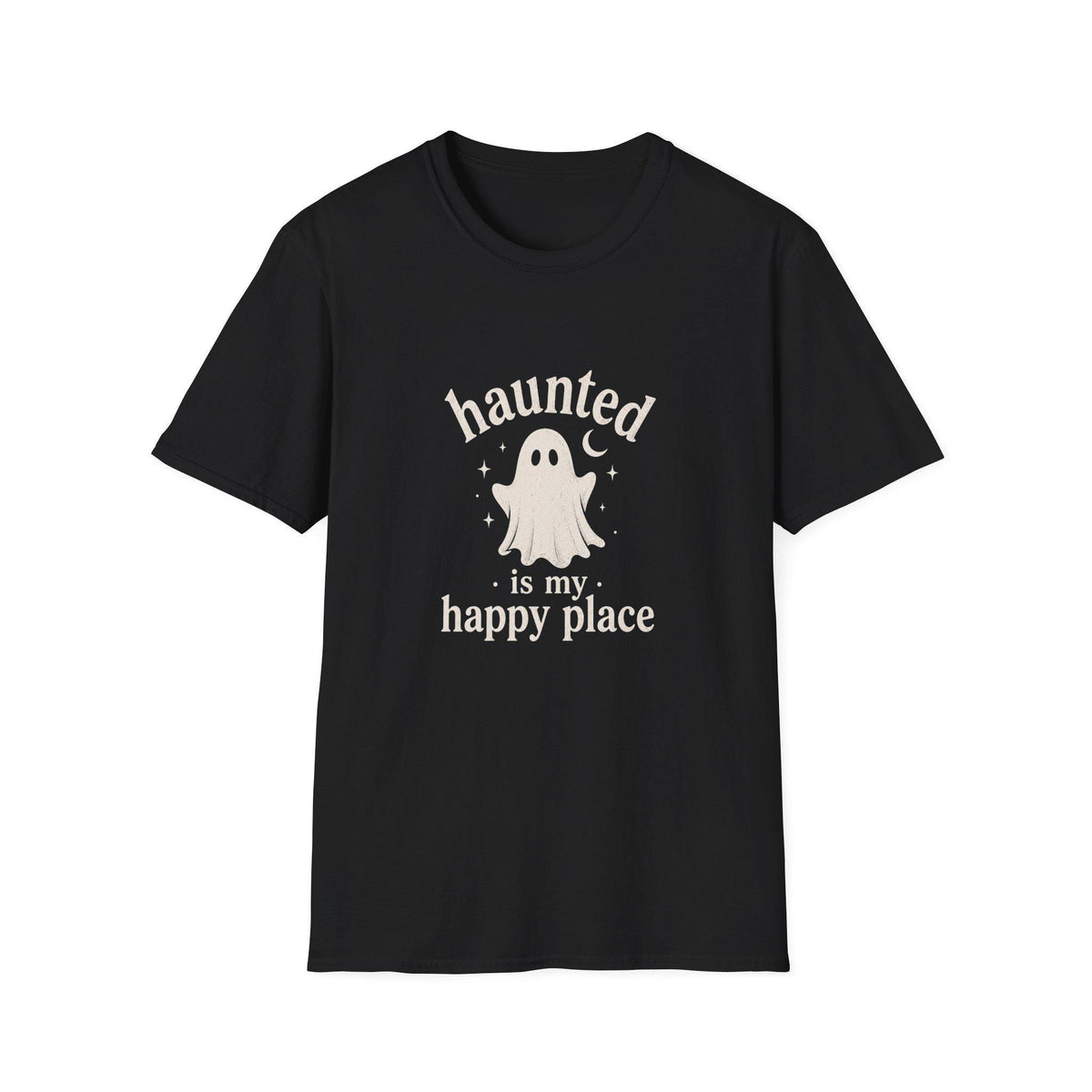 Haunted Ghost T-Shirt, Spooky Season Tee, Paranormal Gift for Her