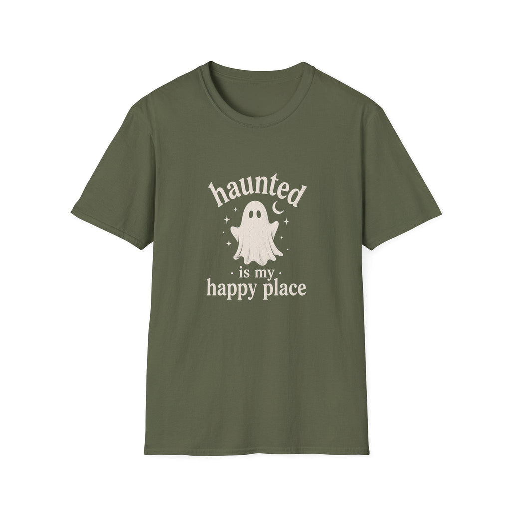 Haunted Ghost T-Shirt, Spooky Season Tee, Paranormal Gift for Her