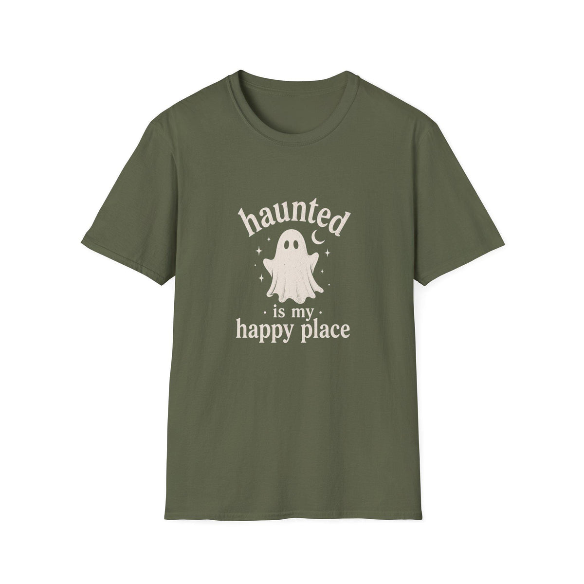 Haunted Ghost T-Shirt, Spooky Season Tee, Paranormal Gift for Her