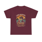 Funny Loch Ness Monster T-Shirt, Lake Napping Champ, Retro Cryptid Tee
