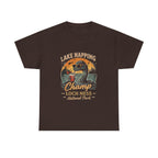 Funny Loch Ness Monster T-Shirt, Lake Napping Champ, Retro Cryptid Tee