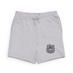 Three Ravens Norse Knotwork Fleece Sweatshorts, Rainbow Gradient Gym Shorts