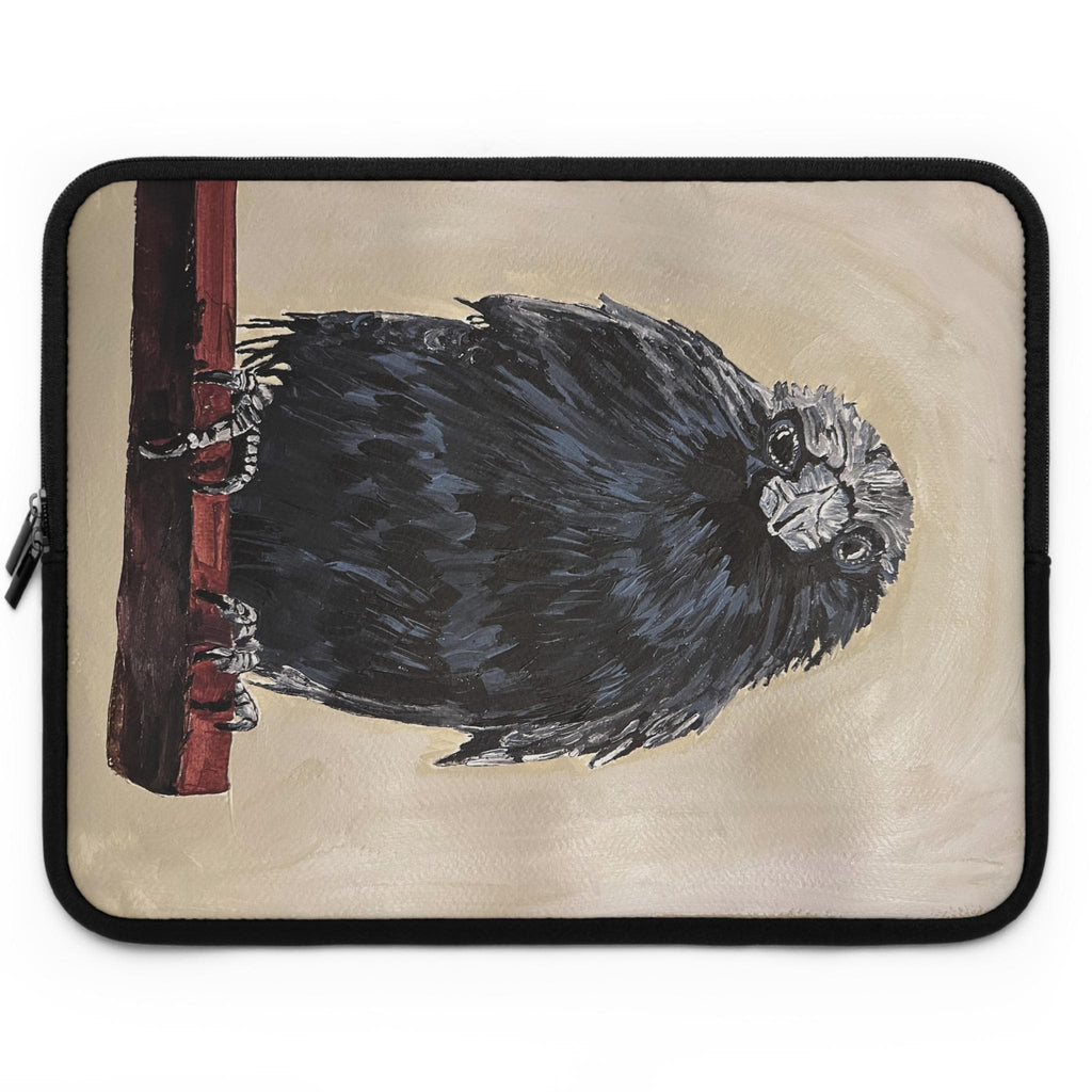 Crow Laptop Sleeve, Gothic Neoprene Case, Water Resistant MacBook Cover
