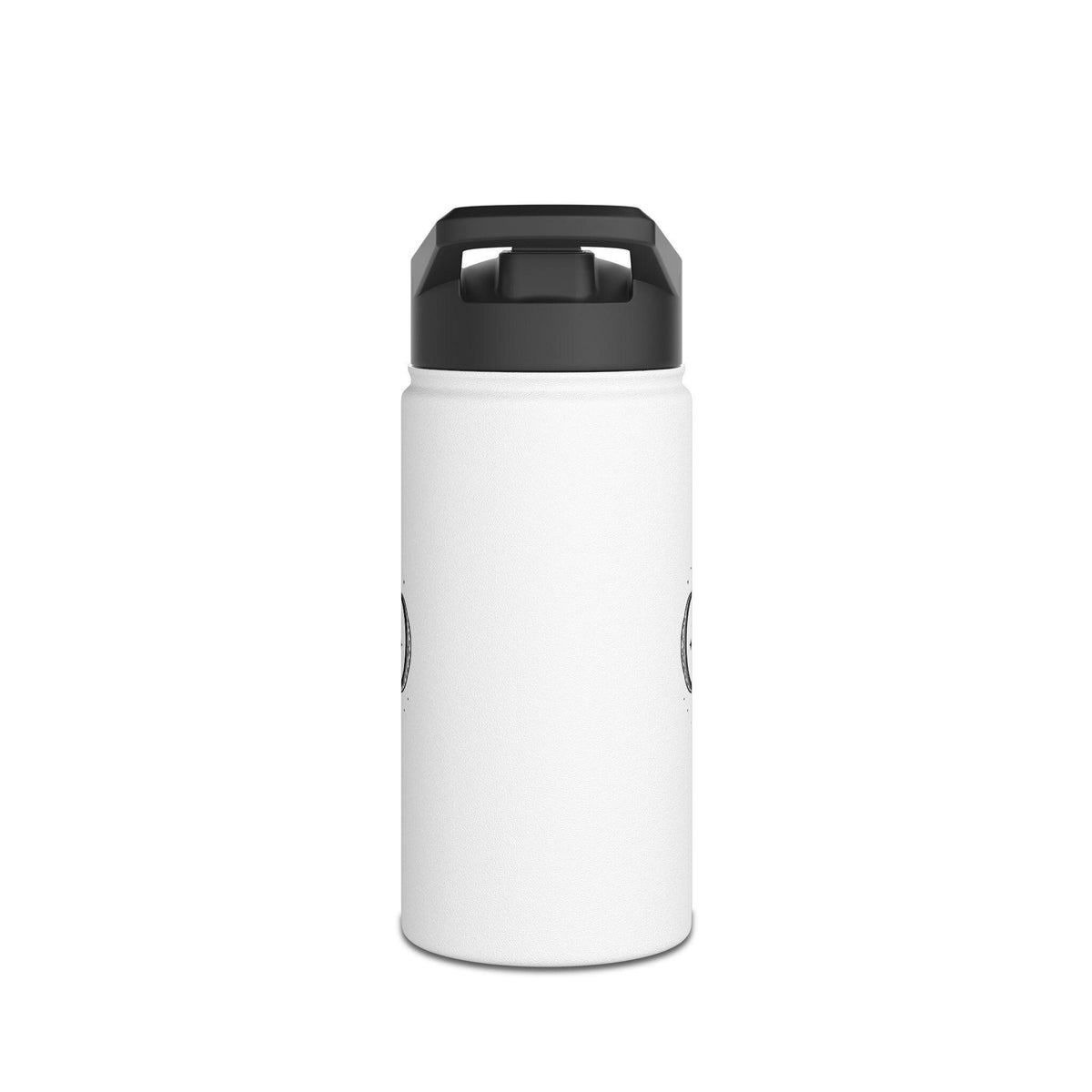 Triple Moon Phase Water Bottle | Celestial Stainless Steel Tumbler with Straw Lid