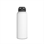 Celestial Raven Stainless Steel Water Bottle | Moon Phases, Gothic Astrology