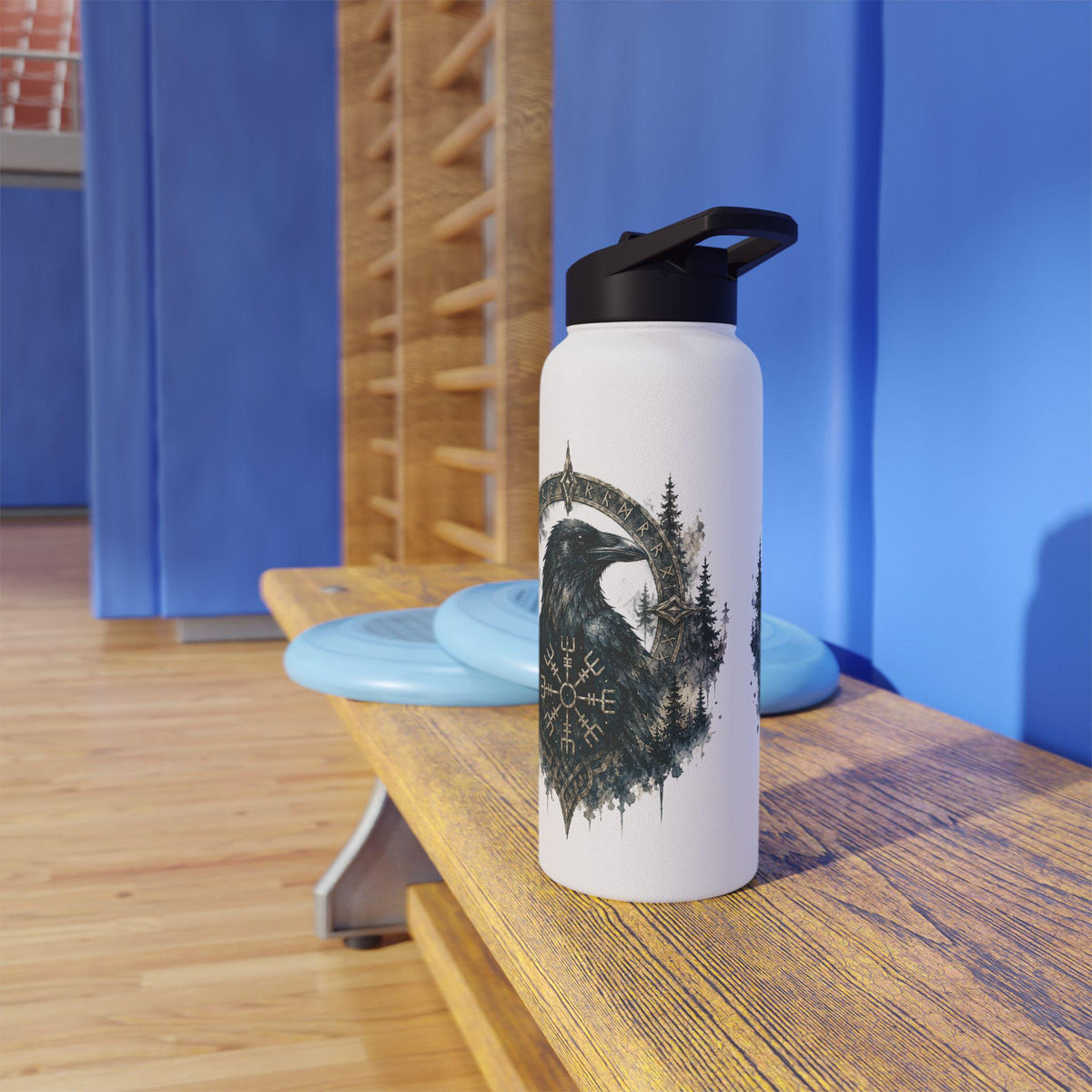 Viking Stainless Steel Water Bottle, Standard Lid