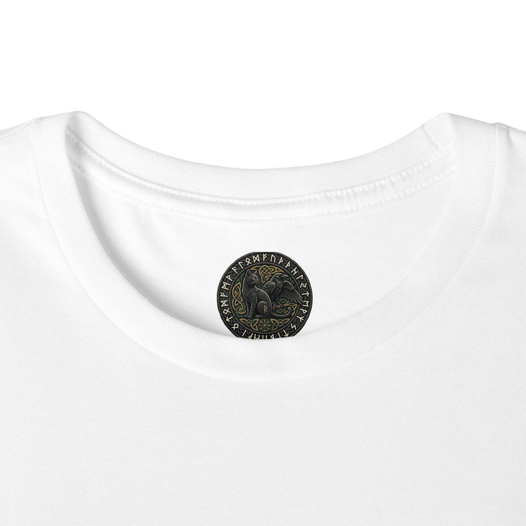 Celtic Knotwork Raven Moon T-Shirt, Norse Pagan Apparel, Witchy Corvid Gift