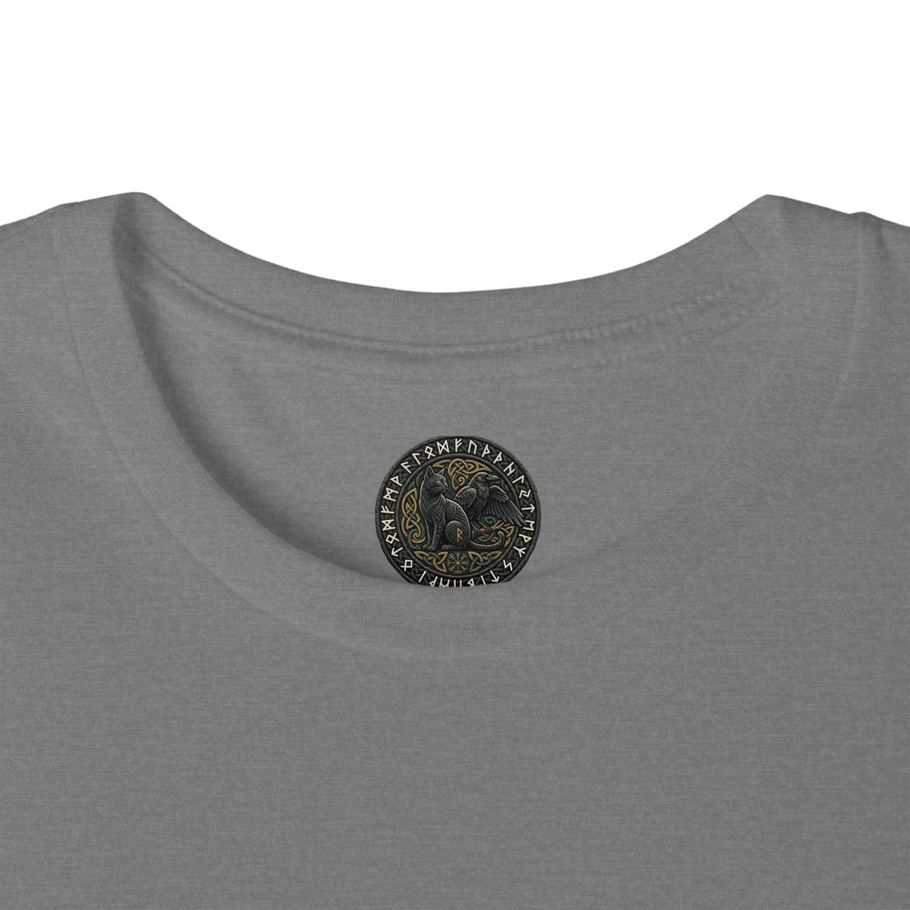 Celtic Knotwork Raven Moon T-Shirt, Norse Pagan Apparel, Witchy Corvid Gift