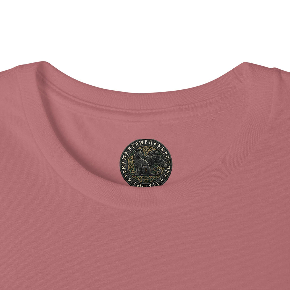 Celtic Knotwork Raven Moon T-Shirt, Norse Pagan Apparel, Witchy Corvid Gift
