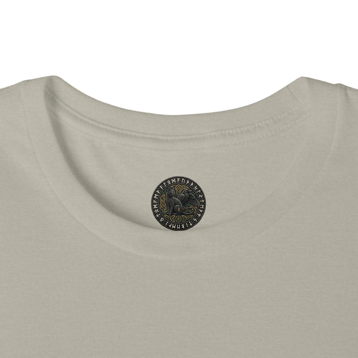 Huginn Muninn Ravens Norse Knotwork Tee, Viking Odin Gift (Cotton Blend)