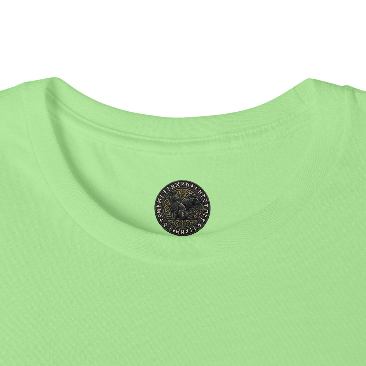 Huginn Muninn Ravens Norse Knotwork Tee, Viking Odin Gift (Cotton Blend)