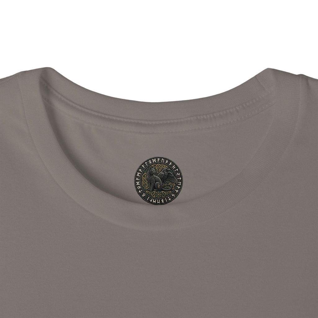 Huginn Muninn Ravens Norse Knotwork Tee, Viking Odin Gift (Cotton Blend)