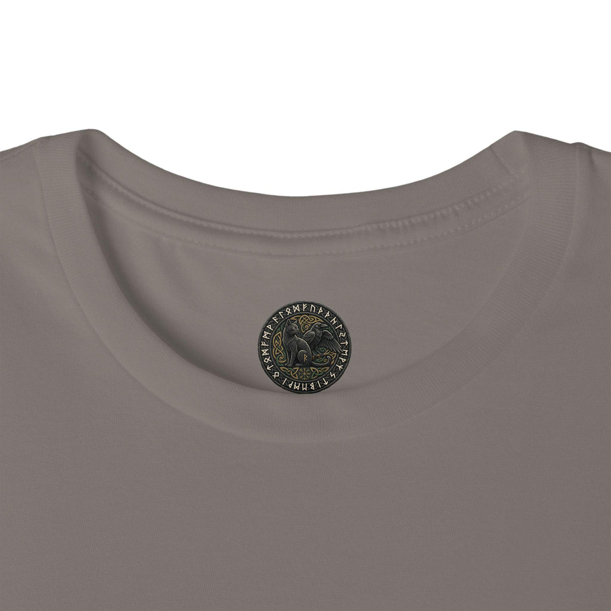 Huginn Muninn Ravens Norse Knotwork Tee, Viking Odin Gift (Cotton Blend)