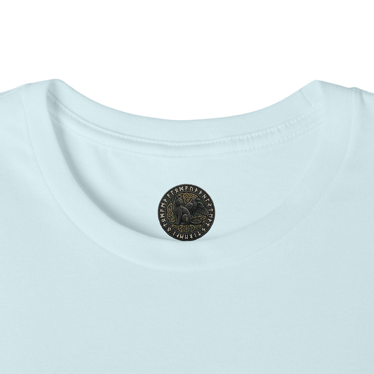 Huginn Muninn Ravens Norse Knotwork Tee, Viking Odin Gift (Cotton Blend)