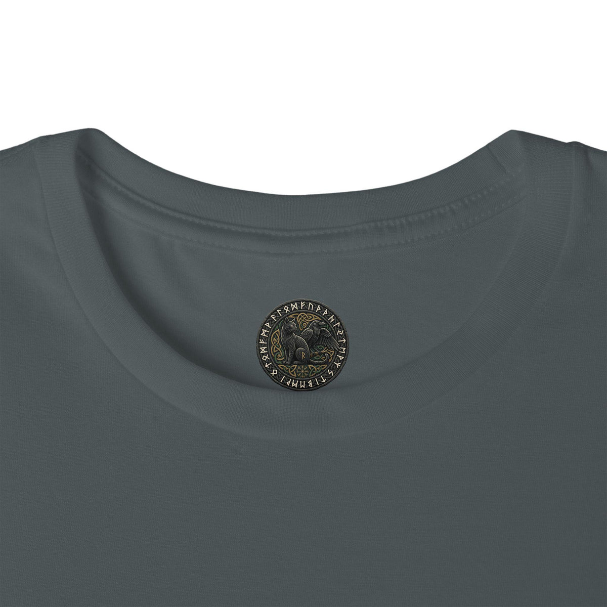 Huginn Muninn Ravens Norse Knotwork Tee, Viking Odin Gift (Cotton Blend)
