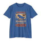 Skinwalker Warning Sign T-Shirt, Cryptid Sighting Tee, Horror Gift for Him