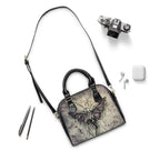 Gothic Death Head Moth Handbag, Vegan Leather Crossbody, Witchy Artwork Accessory