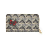 Death Moth Zipper Wallet | Gothic Moth Design
