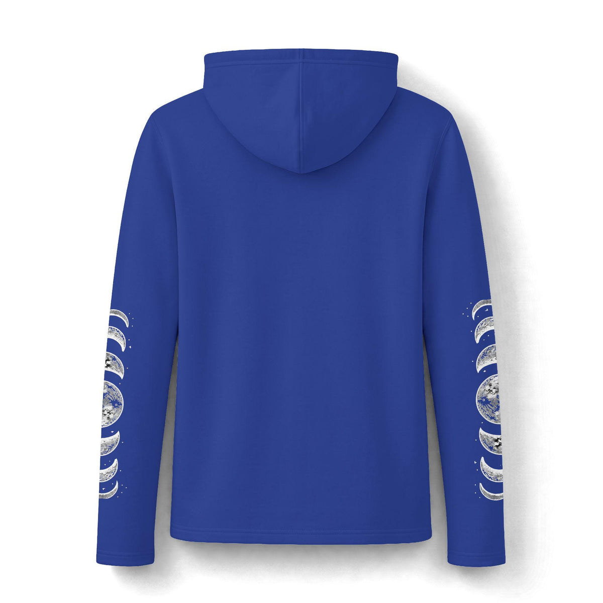 Celestial Moon Phase Hoodie, Charcoal Tri-Blend Pullover, Boho Stargazer Gift