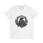 Valknut Raven Forest Tee | Norse Vegvisir Crow Woodland Design