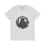 Valknut Raven Forest Tee | Norse Vegvisir Crow Woodland Design