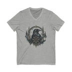 Valknut Raven Forest Tee | Norse Vegvisir Crow Woodland Design