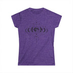 Women's Moon Phases T-Shirt, Celestial Astrology Tee, Boho Witchy Gift
