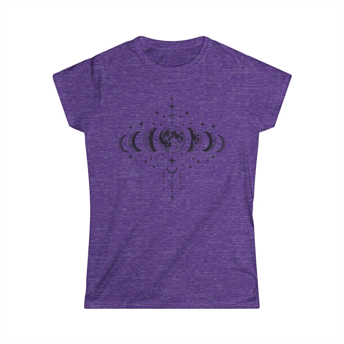 Women's Moon Phases T-Shirt, Celestial Astrology Tee, Boho Witchy Gift