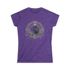 Raven Moon Goddess Tee, Ornate Celestial Crow Shirt, Gothic Witchy Gift