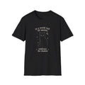 Embrace the Shadow Black Cat Tee, Witchy Moon Design, Dark Academia Gift