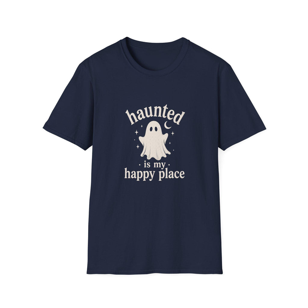 Haunted Ghost T-Shirt, Spooky Season Tee, Paranormal Gift for Her