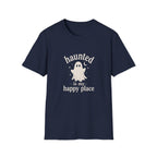 Haunted Ghost T-Shirt, Spooky Season Tee, Paranormal Gift for Her
