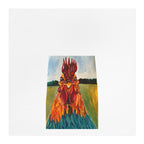 Colorful Rooster Illustration Tea Towel | Farmhouse Kitchen Décor
