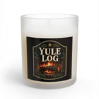 Yule Log Candle, Glass Candle | 11oz