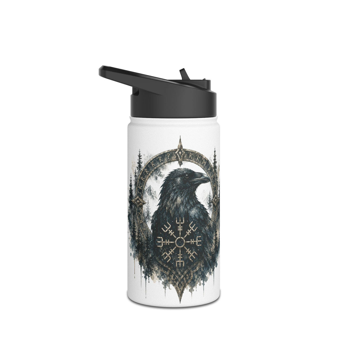 Viking Stainless Steel Water Bottle, Standard Lid