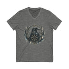 Valknut Raven Forest Tee | Norse Vegvisir Crow Woodland Design