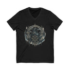 Valknut Raven Forest Tee | Norse Vegvisir Crow Woodland Design