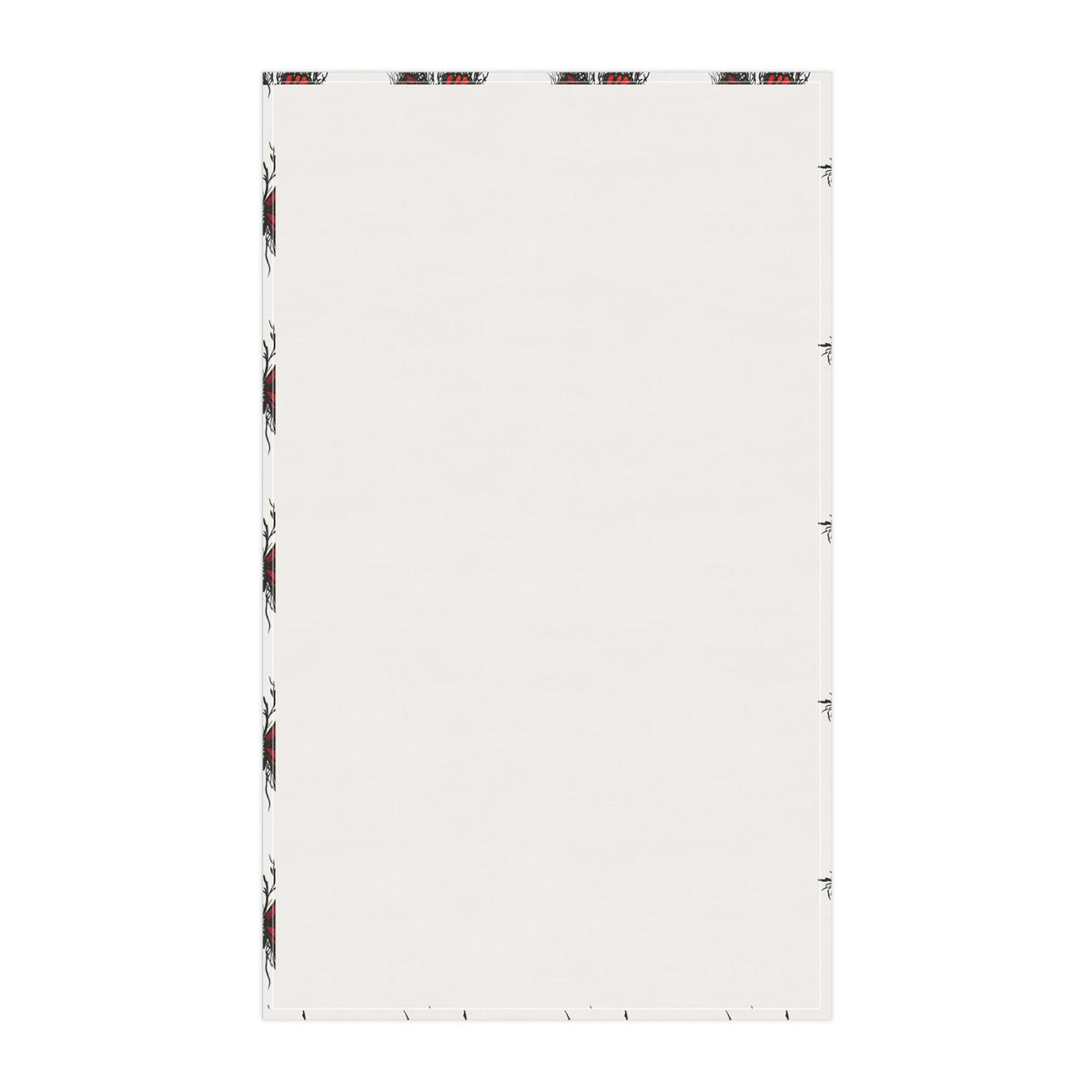 Red Dripping Butterfly Tea Towel | Kitchen Towel, Floral Insect Pattern